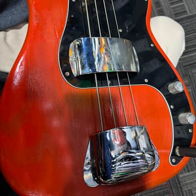 Fender Precision Bass with Maple Fretboard 1970 - 1983 - Black image 14