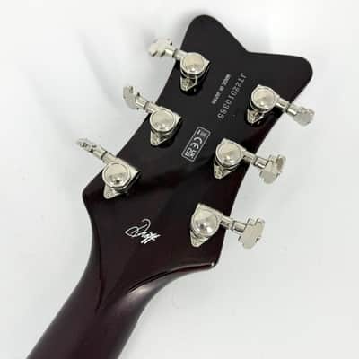 2026 Gretsch Nigel Hendroff Penguin G6134TFM-NH - Dark Cherry Metallic Flame image 11