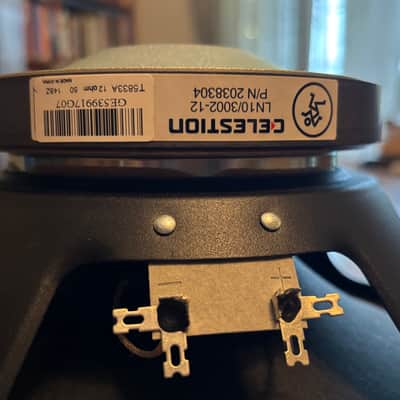 PAIR Mackie Celestion Mackie 10" Woofer LN10/3002-12 12 ohm image 2