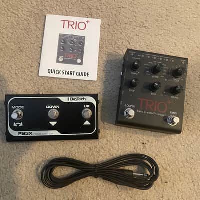 DigiTech TRIO Plus Band Creator + Looper w/ FS3X 3-Button