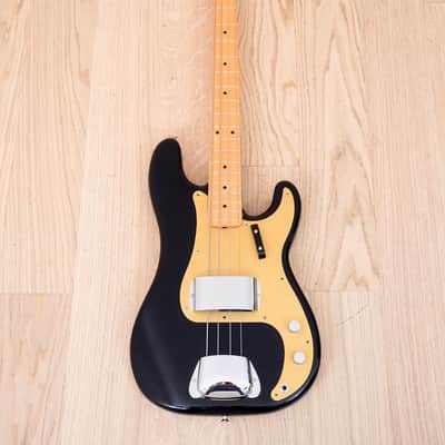 1983 Fender Precision Bass '57 Vintage Reissue Fullerton Black Over Fiesta Red 100% Original w/ohc image 2