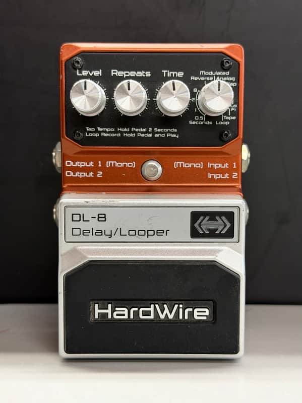 DigiTech Hardwire DL-8 Delay Looper With Box 2010s - Orange image 1
