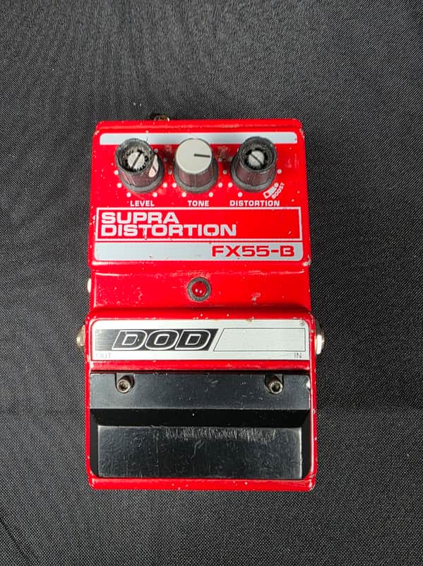 DOD Supra Distortion FX55-B 1986 - 1998 - Red image 1