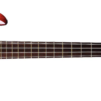 Warwick Jack Bruce Signature Survivor Fretted 4 String Electric Bass Guitar Burgundy Red Stain image 2