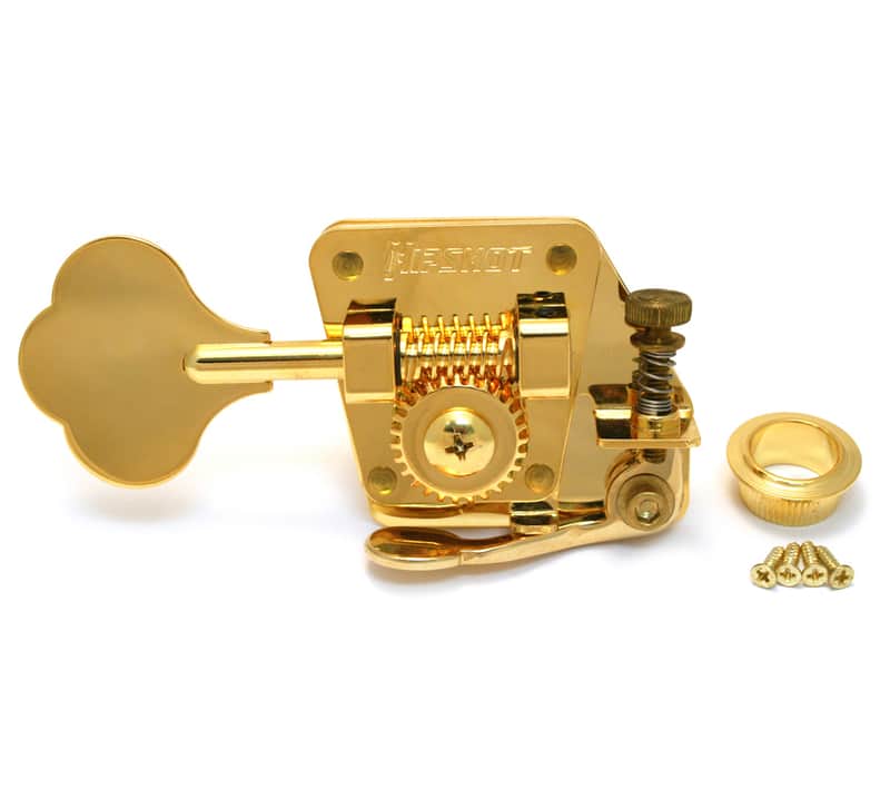 20200GT Hipshot Lefty Gold BT2 Bass D-Tuner BT2-GOLD-LEFTY image 1
