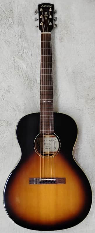 Alvarez Delta00 E TSB Tobacco Sunburst Parlor Acoustic Electric Guitar + HS case image 1