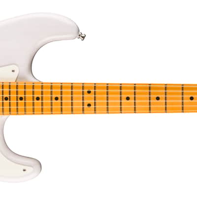 Fender American Ultra Luxe Vintage '50s Stratocaster Maple FB White Blonde with Case image 1