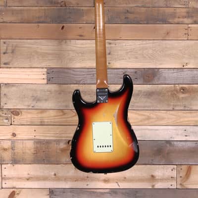 Fender Custom Shop 60's Dual Mag II Stratocaster Relic 3-Color Sunburst w/ Case image 5