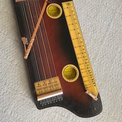 Rare 40’s Tremoloa 30's Stringed Hawaiian Instrument 50's Vintage Zither Autoharp image 1
