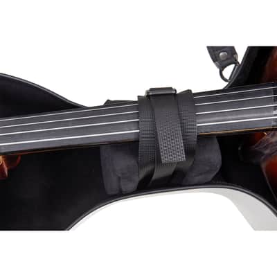 Crossrock 4/4 Cello Case, Carbon Fiber Composite with Wheels , Lightweight Flight Case image 13