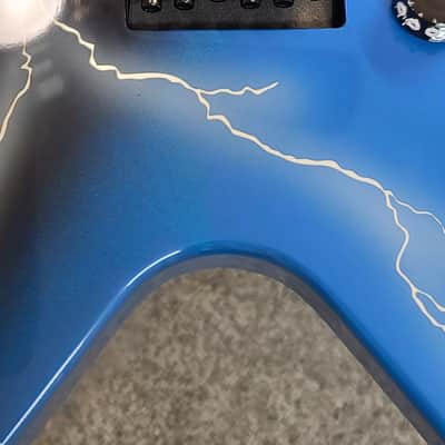 Dean ML DIMEBAG Dean from Hell "NIB w Tags!" DIME DFH CFH 2024 - Blue Lightning Bolt image 11