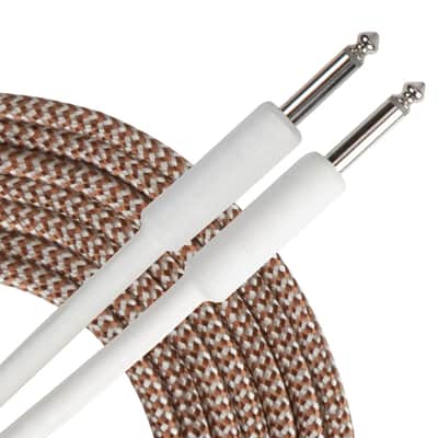 Livewire Advantage 15ft Instrument Cable – 1/4" TS Male to Male Shielded Tweed image 3