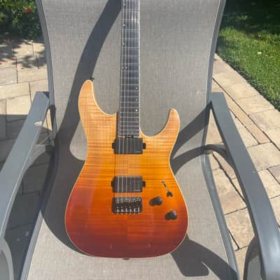 Schecter C-1 SLS Elite 2018 - Present - Antique Fade Burst image 1