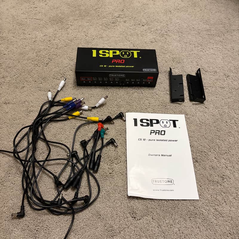 Truetone 1 SPOT Pro CS12 Power Supply w/Box, Cables, Mounting Brackets and Manual image 1