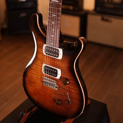 PRS SE Custom 24 - Black Gold Burst 0600 image 5