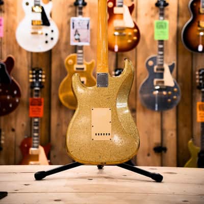 Fender Greg Fessler 1964 Gold Sparkle Relic Stratocaster LTD Custom Shop Limited Edition image 15