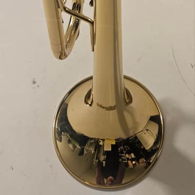 Mendini By Cecilio Bb Trumpet - Brass, Gold Trumpets w/Instrument Case, Cloth, Oil image 7