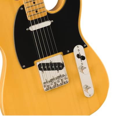Squier Classic Vibe '50s Telecaster®, Maple Fingerboard, Butterscotch Blonde - 0374030550 Bundle w/ 12-Pack Guitar Pick and Liquid Audio Polishing Cloth image 3