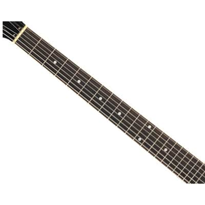 Ortega Guitars OBJ350/6-SBK Raven Series 6-String Banjo - Black - Open Box image 3