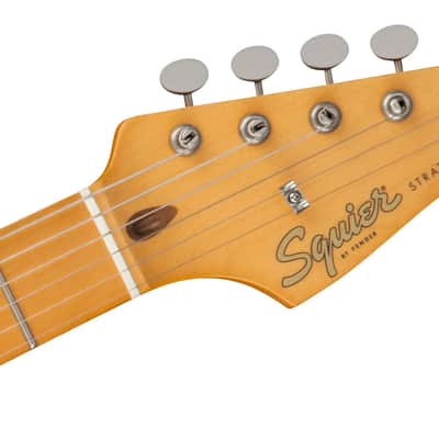 Fender Squier 40th Anniversary Stratocaster Vintage Edition Satin Seafoam Green image 4