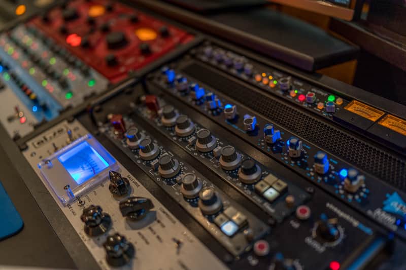 AMS Neve 1081 CH Horizontal Mic Preamp / EQ Module Pair Racked 2010s - Blue image 1