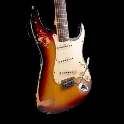 Vintage 1970 Fender Stratocaster 3-Tone Sunburst With Soft Case image 6