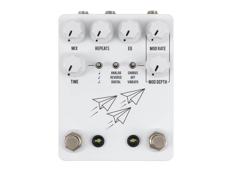 JHS Pedals Flight Delay Digital Delay Pedal (White) [USED] image 1