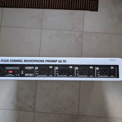 Warm Audio WA-412 4-Channel Mic Preamp 2016 - Present - Black image 8