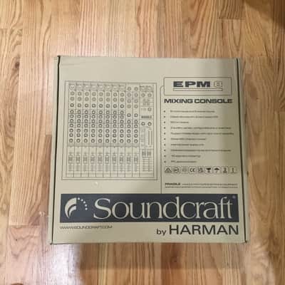 Soundcraft EPM-8 Multi-Format 8-Channel Mixer - Blue image 2