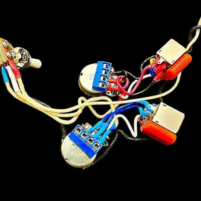 Gibson SG Solderless Harness with Series / Parallel and Out Of Phase push Tone Pots - includes prewired Toggle and Harness image 3