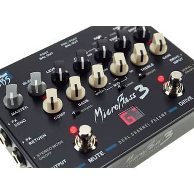 EBS MicroBass 3 | Bass Preamp Pedal. New with Full Warranty! image 9
