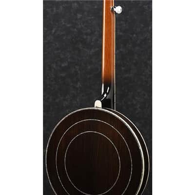 Ibanez B300 5-String Banjo, 22 Frets, Mahogany Neck, Rosewood Fretboard, Abalone Resonator Binding image 2