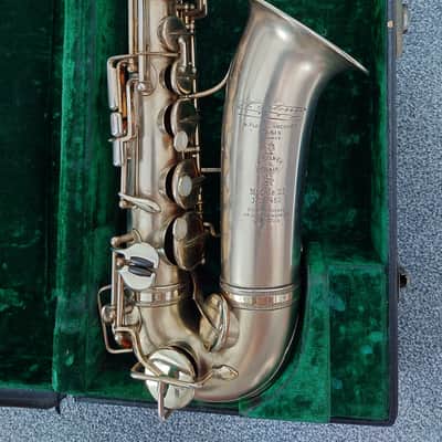 Vintage Selmer Modele 22 Alto Saxophone 1922 - Silver image 2
