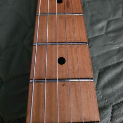 1981 Ibanez Blazer  string thru Brown with gigbag image 12