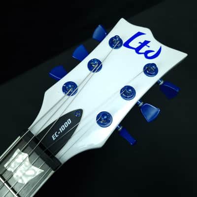 ESP LTD EC-1000 Deluxe Custom Union Jack Flag finish Seymour Duncan Distortion pickups + hardcase image 6
