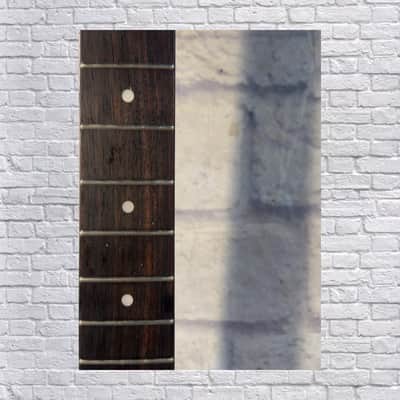 Unknown Strat Style Black 22 Fret Electric Guitar Neck image 4