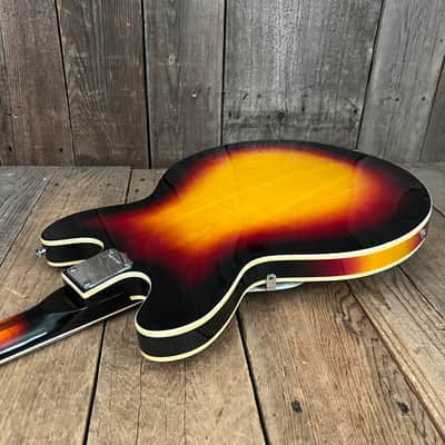 Univox Coily 1968 - Cherry Sunburst U1825 One Owner Clean 335 copyB image 18