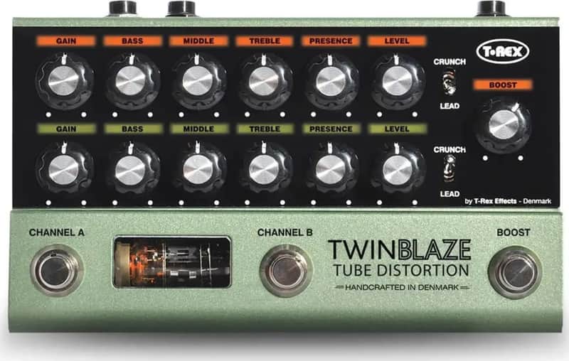 T-Rex Twin Blaze Tube Distortion Guitar Effects Pedal image 1