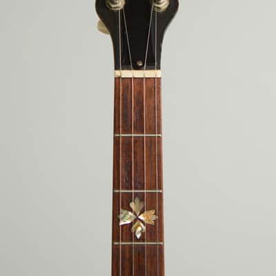 Eagle Brand 5 String Resonator Banjo, made by Stewart-Macdonald (1970s), black hard shell case. imagen 5