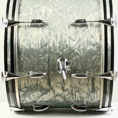 Slingerland 20/12/14/5x14" Radio King Early 60's 5n Modern Jazz Outfit - Sky Blue Pearl image 7