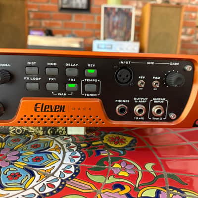 Avid Eleven Rack Guitar Multi-Effects Processor and Pro Tools Interface 2010 - 2017 - Orange image 4
