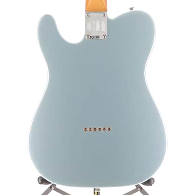 Fender Certified Pre-Owned Chrissie Hynde Telecaster, Rosewood Fingerboard, Ice Blue Metallic (N12) (01351) image 2