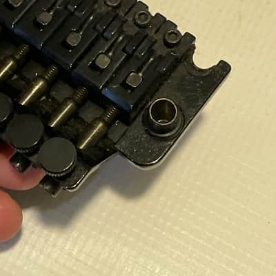 2000's Era Korean Used Licensed Floyd Rose Black Guitar Tremolo Bridge Vibrato image 12