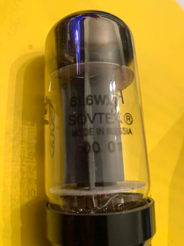 Sovtek 6L6WXT 5881 Russian Made rated 51 Tested 6L6 image 1