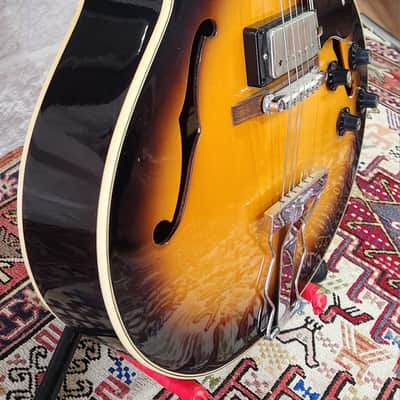 RARE! 1974 Greco S-55 (ES-175) Tobacco Burst w Maxon Pickups Matsumoku Japan image 3