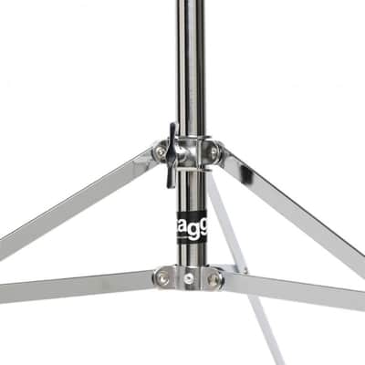 Stagg 12" Drum Rubber Practice Pad With Portable Adjustable Stand image 5