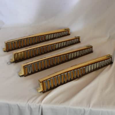 Accordion Part - Lot of 4 Treble Reed Blocks for Full Sized Piano Accordion LMMM Incomplete image 2