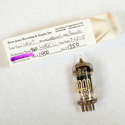 Vintage Sherwood-Branded Amperex 12AX7 / ECC83 Preamp Tubes – Pair – Made in Holland (1960) – Tests Good image 6