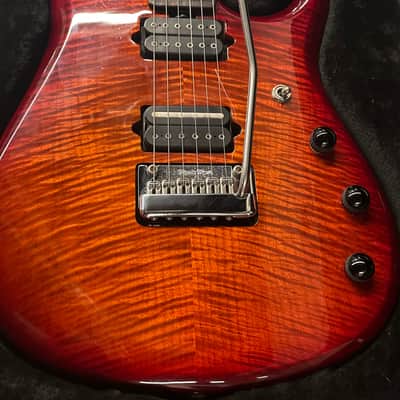 Ernie Ball Music Man John Petrucci Signature JP6 Figured Top 2020 - 2021 - Dragon Blood Flame image 3