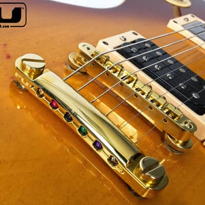 FU-TONE Stop Tail & Tune-O-Matic BRASS Bridge Set - Nashville Style – Natural Brass image 2